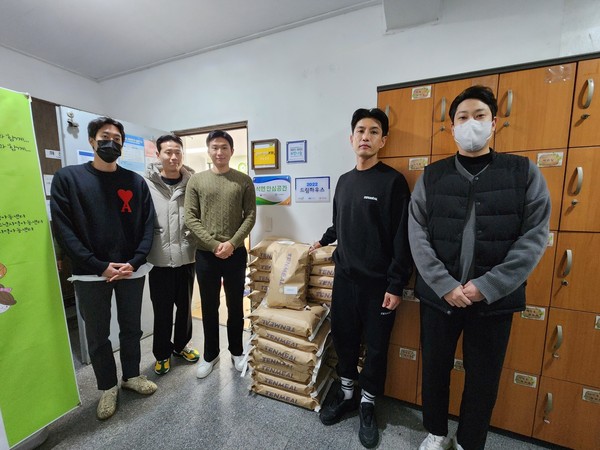 ㈜유선엔지니어링 임직원 선우의 집에 사랑의 쌀 나눔 행사