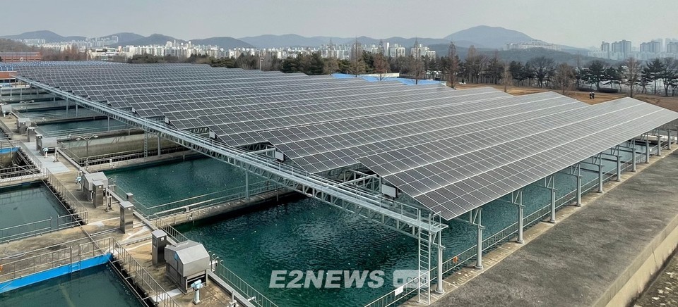 인천 수산정수사업소 2.6MW 태양광 상업운전