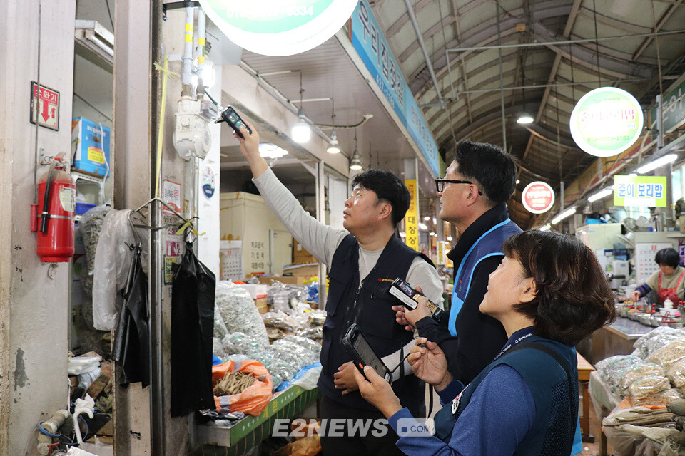 대성에너지, 전통시장 180개 점포 가스시설 특별점검