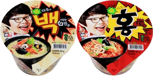 훼미리마트, 최효종 라면 2종 출시