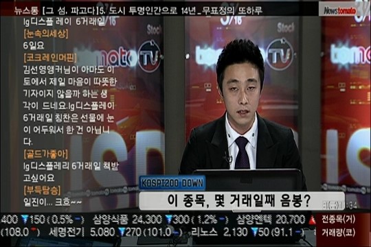 (KOSPI 200 DOWN)LG디스플레이(034220)