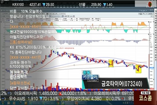 (종목카운슬러2부)풍산, 금호타이어, 벽산, 대우증권, KG ETS