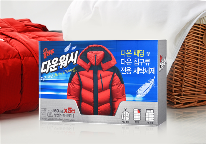 애경, 다운 전용세제 누적판매 7만개 돌파