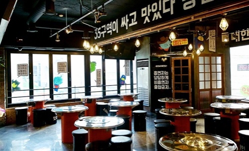 실내포장마차 포차35구역 홍대점 오픈