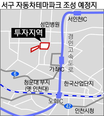 서구에 자동차 테마파크 짓는다