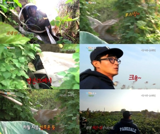 1박2일 얍쓰 김준호, 참새도 놀라게 한 방귀… 괄약근아 힘을 다오