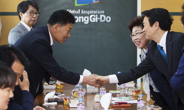 도시락으로 중기 고민 나눈 남경필 경기도지사