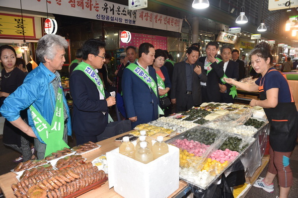하남시장, 신장시장 상인 애로 청취