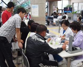 청아병원, 외국인근로자 무료진료