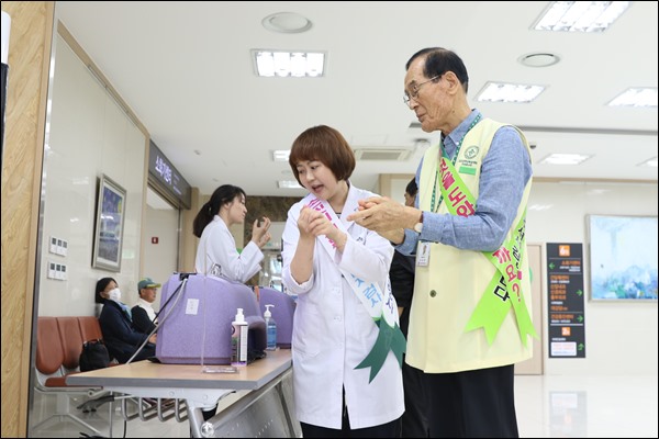 [포토] 고신대복음병원, 감염관리 주간행사 성료
