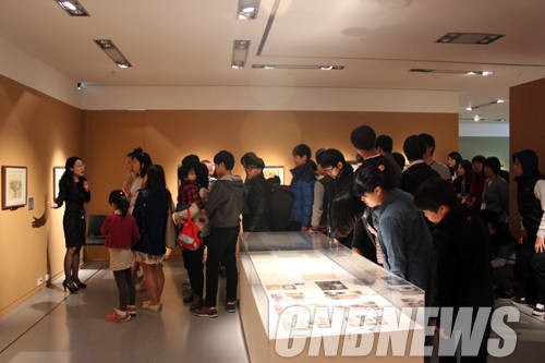 세운철강 후원, 희락원 어린이들 박수근 탄생 100주년 기념전 관람