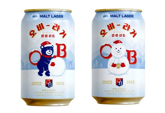 오비맥주, 겨울맞이 새 옷 입은 오비라거 출시
