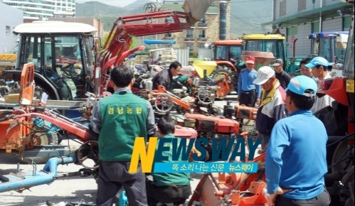 경남농협, 농기계 순회수리 봉사활동