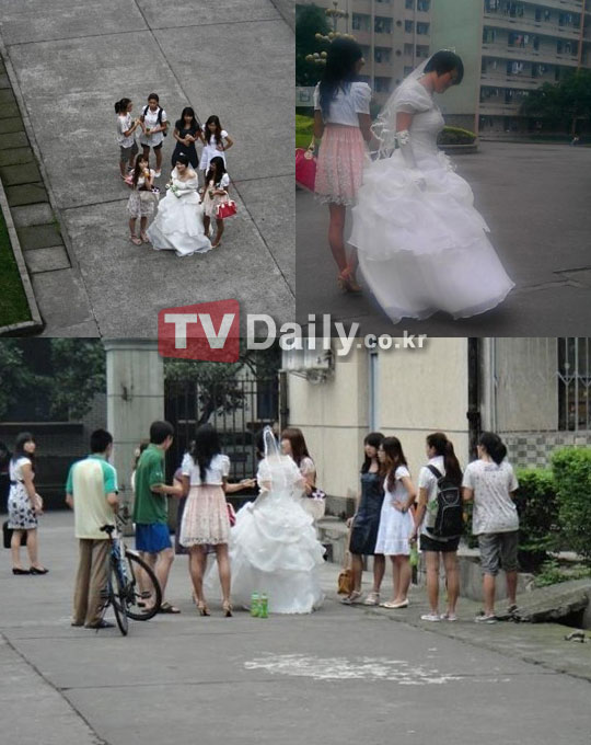 中 여성, 웨딩드레스 입고 찾아가 청혼했지만 결과는…