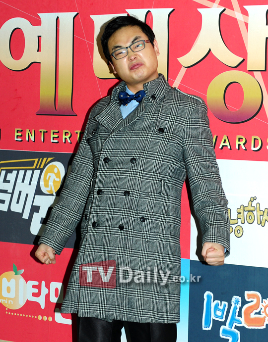 [TD포토] KBS 연예대상 박영진, 다 시상식오면 소는 누가 키워!