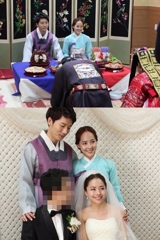 유진 여동생 결혼식서 기태영 부부, 한복 곱게 입고 따뜻 미소