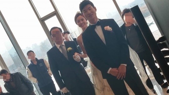 이혜빈♥이규로, 장인어른과 식전 긴장된 모습 [TD포토]