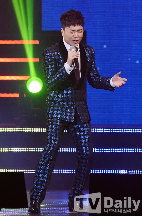 [TD포토] 히트곡 제조기 박현빈, 다같이 곤드레~만드레~