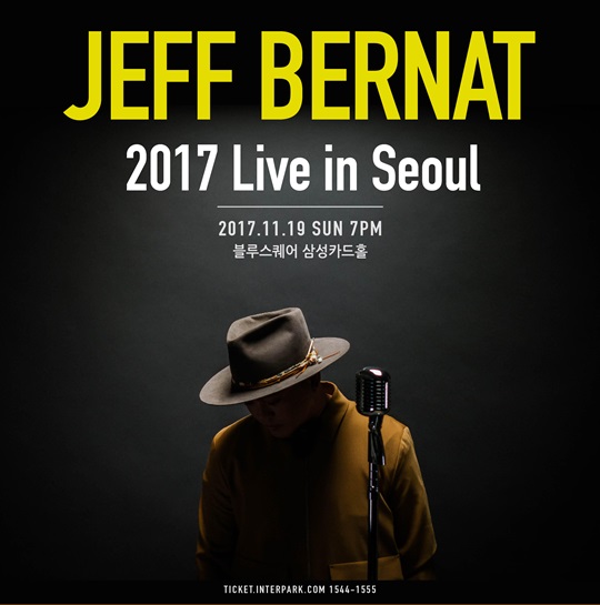 제프버넷 내한 공연 확정…11월 19일 귀호강 준비 