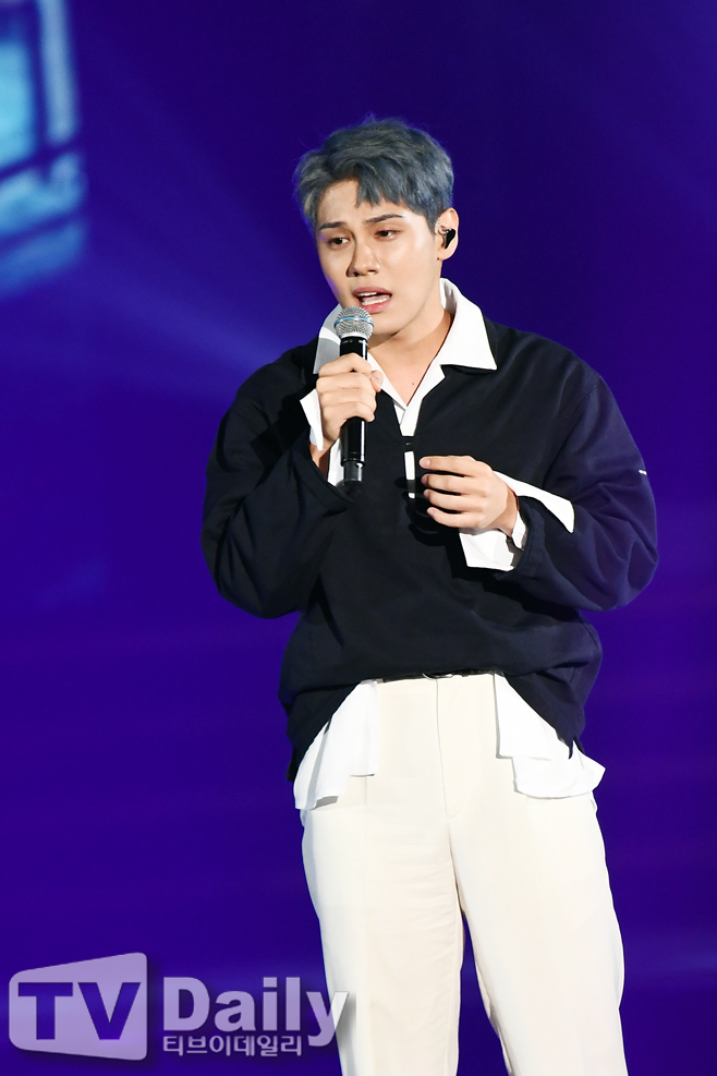 [TD포토] 용주 살며시 젖어드는 음성 (케이월드 페스타)