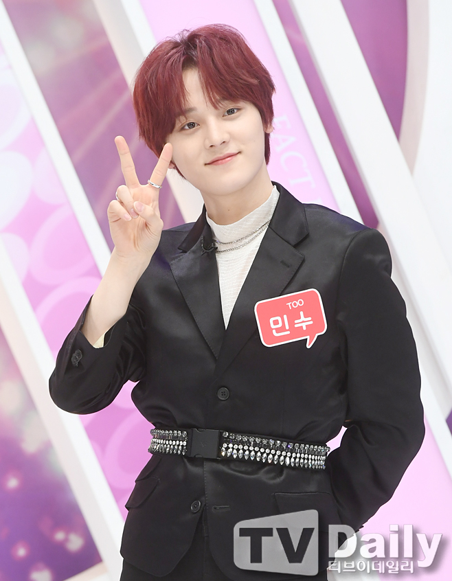 [TD포토] TOO 민수 강렬한 레드 헤어