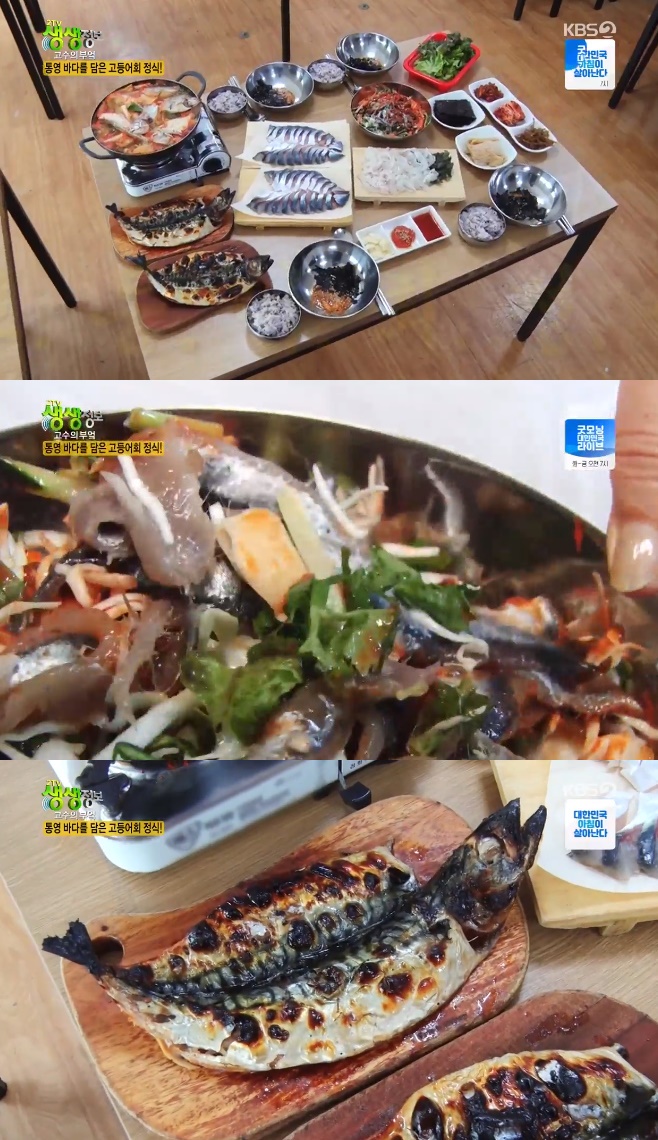 2TV 생생정보 고수의 부엌 고등어 정식(충청도회초장), 통영 맛집 어디?