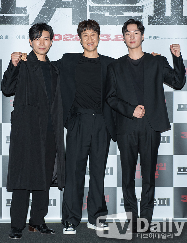 [TD포토] 지승현-정우-이홍내 올블랙으로 멋낸 패션
