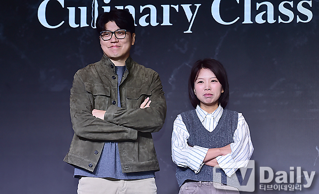[TD포토] 김학민-김은지 화제의 흑백요리사 연출