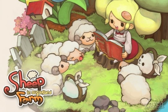 [앱스 리뷰] 『★3.5』귀여운 양들의 매력에 흠뻑~ 개성만점 소셜게임, 쉼팜 인 슈가랜드!