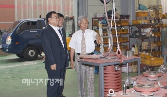 전대천 가스안전공사 사장, 특정설비 제조업소 현장점검