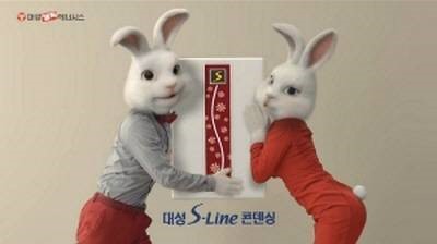 대성쎌틱 S라인콘덴싱토끼 가족 TV광고 이벤트