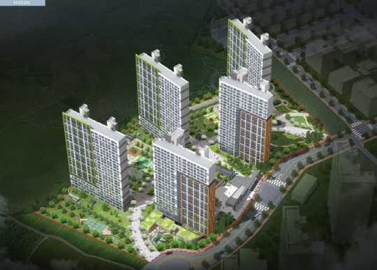 송정 아파트 배치도