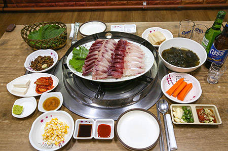 대방어 대하구이 조개구이를 한 번에 맛볼 수 있는 대전 갈마동 맛집 푸짐한조개찜