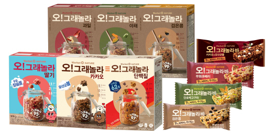 오리온 ‘마켓오 네이처 오!그래놀라’ 건강 간편식 수요 늘며 인기