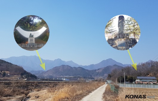 「참전기념 시설물 소개」 (3)용문산전투 전적비
