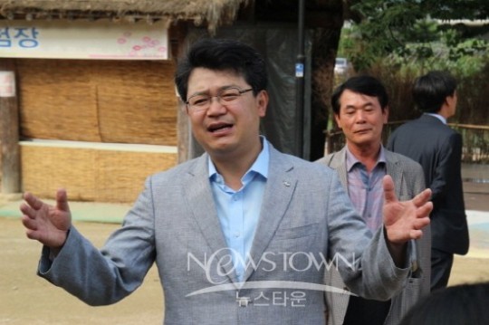 복기왕 아산시장, 한중문화교류방문단 환영식