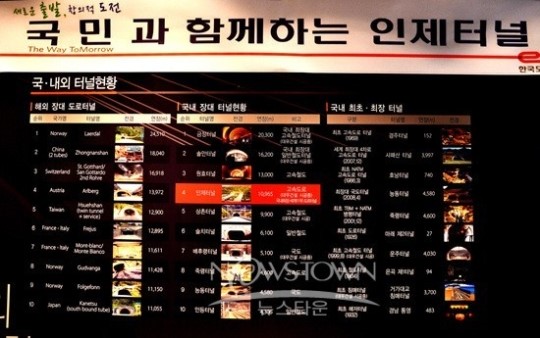 동홍천 -양양 고속도로에 국내 최장 터널 공사현장을 가다