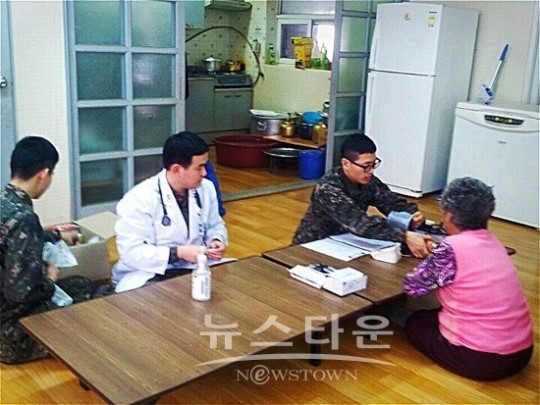 3군단 특공연대 무료 대민의료봉사