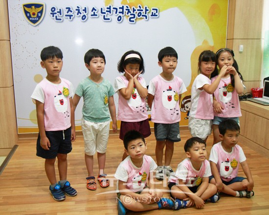 원주경찰서통일어린이집경찰청사 견학