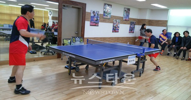 제5회 한국장로교복지재단 탁구대회...8개 법인기관 49명의 선수참가 열전 벌려