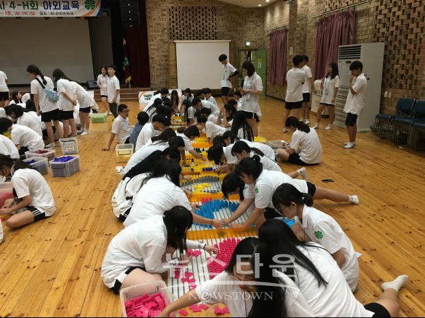 화성시, 4-H 연합회 야외교육 진행