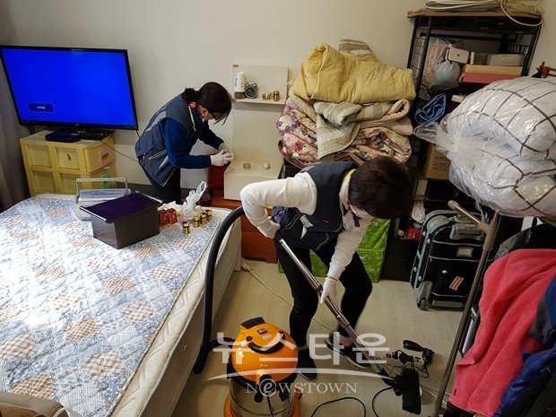 남양주시 서부희망케어센터, 진건여성의용소방대와 함께 취약계층 주거환경 개선