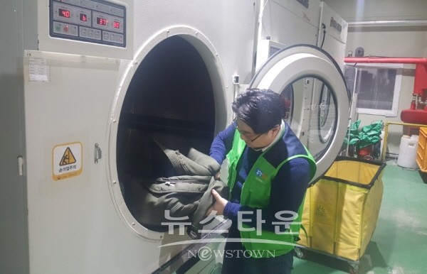 몸이 불편한 취약계층 세대에 연3회 세탁서비스 제공