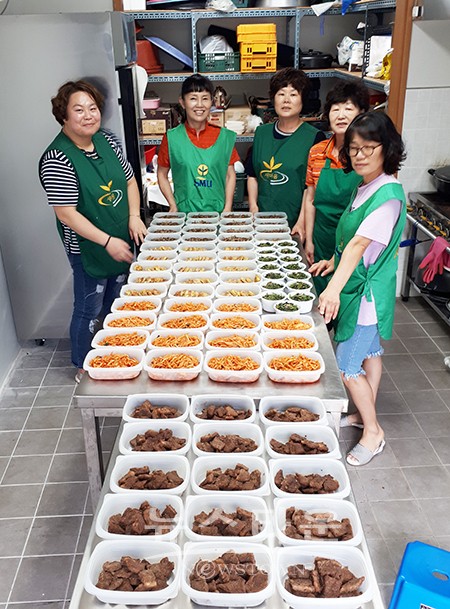 원주시 학성동 새마을부녀회 사랑의 반찬나눔 봉사 실시