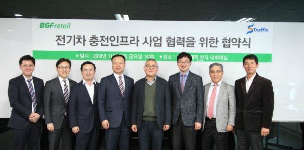 에스트래픽, BGF리테일과 손잡고 전국 CU 편의점에 전기차 충전 인프라 구축