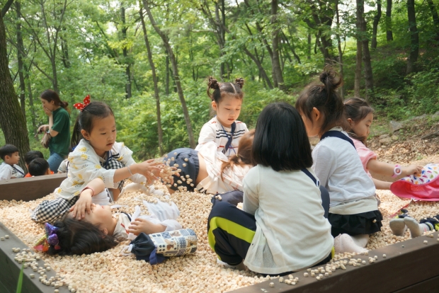즐거운 숲체험..의왕시 바라산유아숲체험원 프로그램 운영