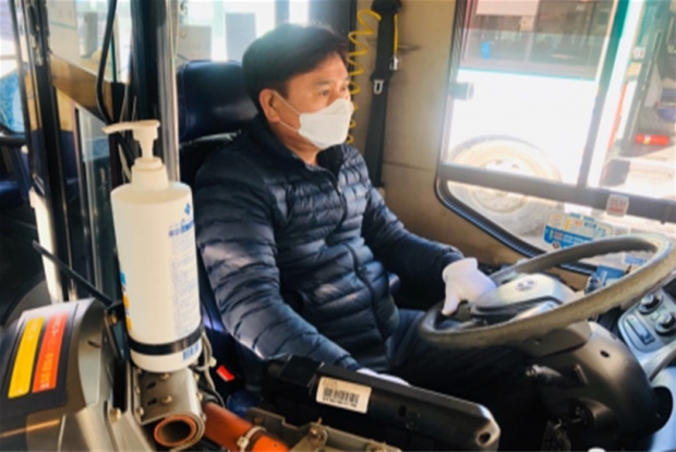 평택시, 운수업체들과 함께 대중교통 집중 방역