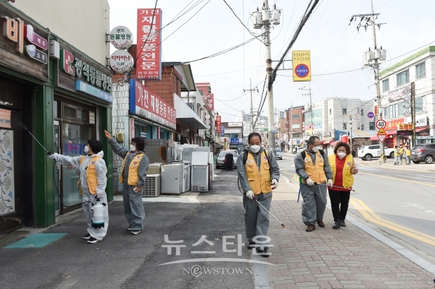 양주시, 민관경 합동방역 실시