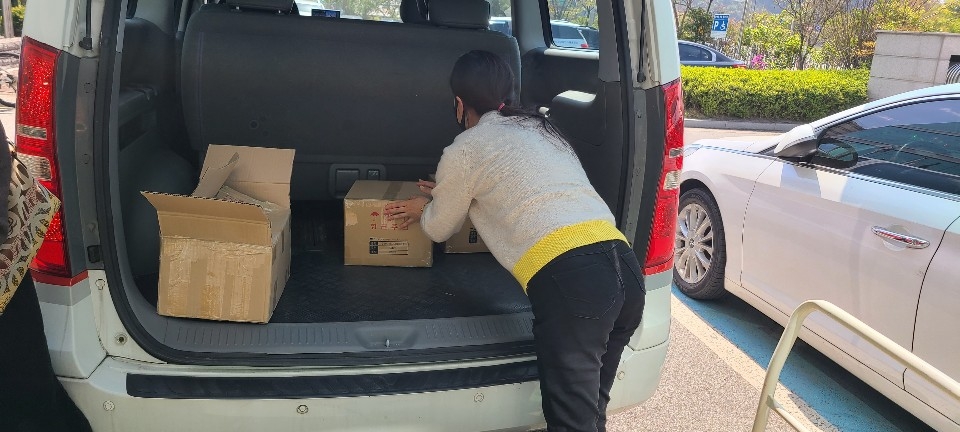 (주)알렉스분석시험소, (주)에코엔비텍, 강원도축산관련단체협의회, 강원도, 코로나19 감염예방 방역물품 배분 전달식