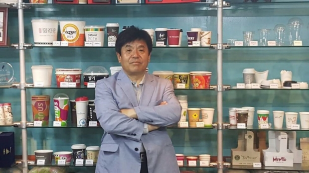 ㈜바우피엔씨 성상웅대표, 종이컵·그릇용기 수해복구 후원
